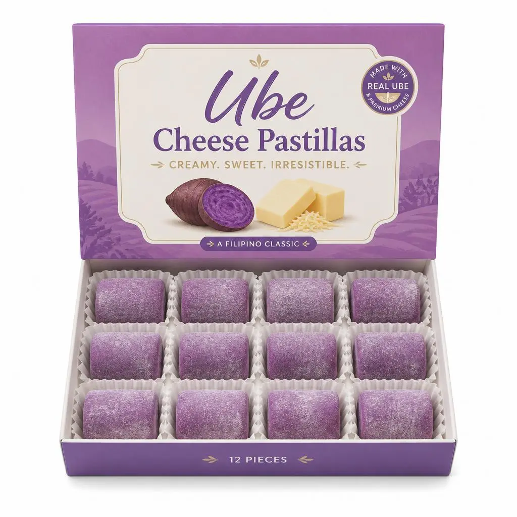 Ube Cheese Pastillas (Box of 12)